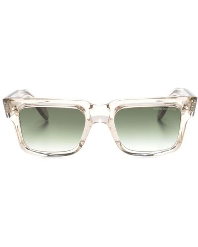 Cutler and Gross 1403 Square-frame Sunglasses - Green