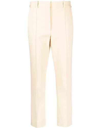 Lanvin Tapered Tailored Trousers - Natural