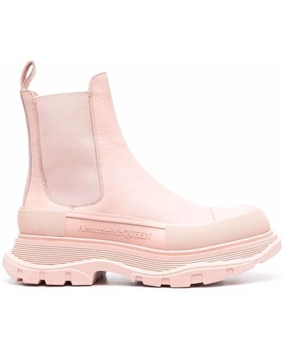 Alexander McQueen Chelsea Ankle Boots - Pink