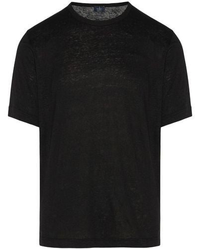 Barba Napoli Plain T-shirt - Zwart
