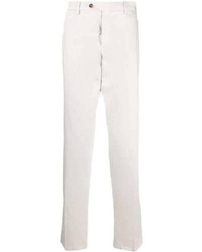 Lardini Pantalon chino à coupe droite - Blanc