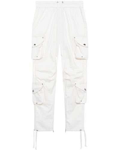 John Elliott Pantalon en coton Deck à poches cargo - Blanc