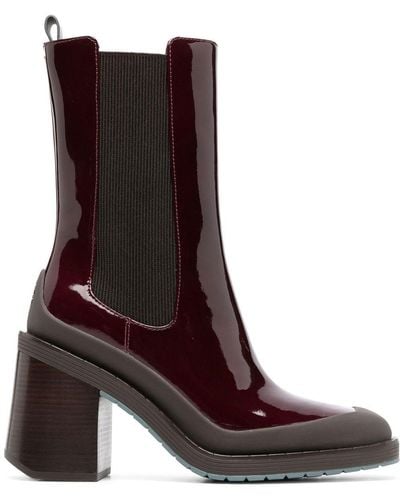 Tory Burch Bottines chelsea Expedition - Marron