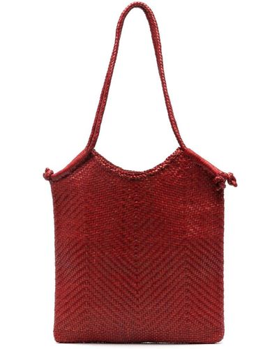 Dragon Diffusion Minga Leather Tote Bag - Red