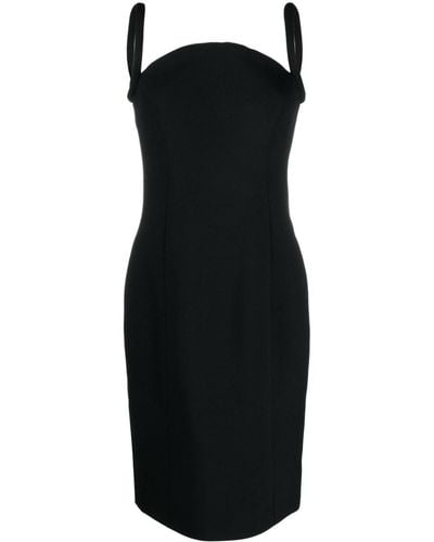 Versace Mouwloze Midi-jurk - Zwart