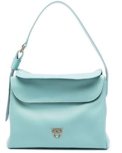 Pinko Bolso hobo Big Leaf - Azul