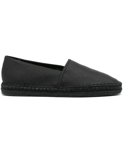 Calvin Klein Espadrilles à logo jacquard - Noir