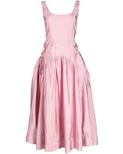 Rejina Pyo Erica Sleeveless Pleated Midi Dress - Pink