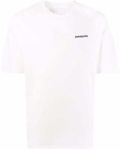 Patagonia ロゴ Tシャツ - ホワイト