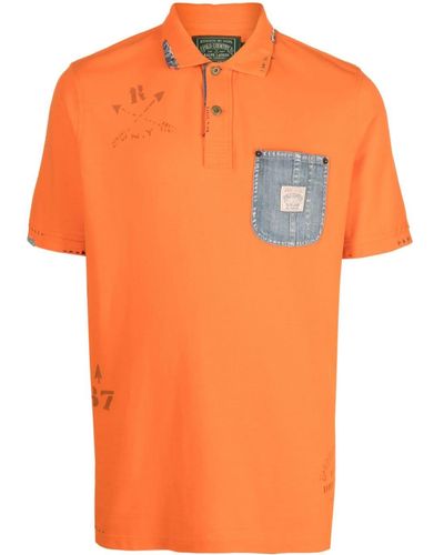 Polo Ralph Lauren Poloshirt mit Logo-Print - Orange