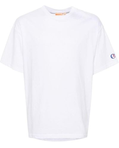 Champion Logo-embroidered Cotton T-shirt - White