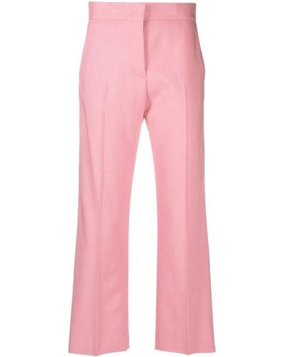 MSGM Pantalon de tailleur à coupe courte - Rose