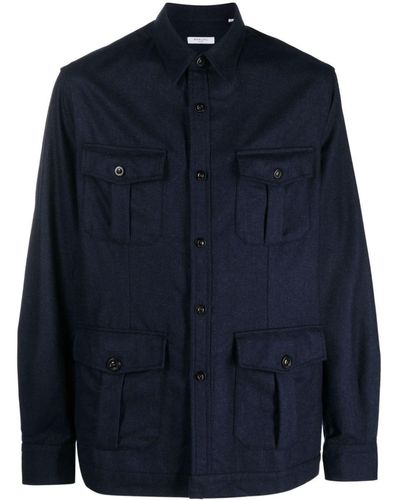 Boglioli Saharan Wool Shirt - Blue