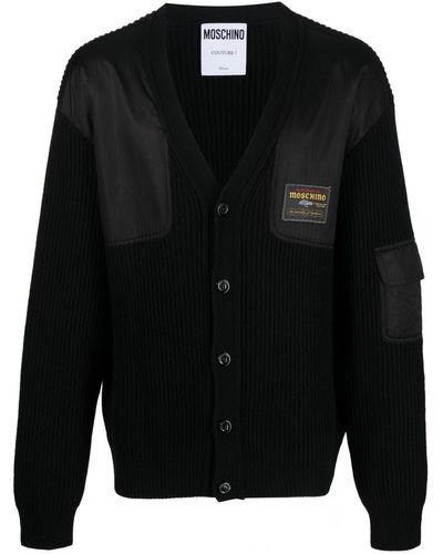 Moschino Vest Met Logopatch - Zwart