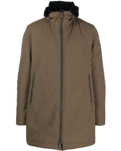 Herno Parka Keystone con cappuccio - Marrone