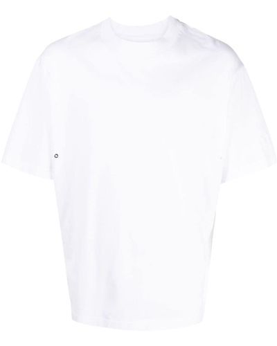 Neil Barrett T-Shirt mit Logo-Applikation - Weiß