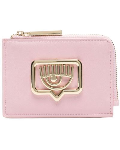 Chiara Ferragni Eyelike-motif Wallet - Pink