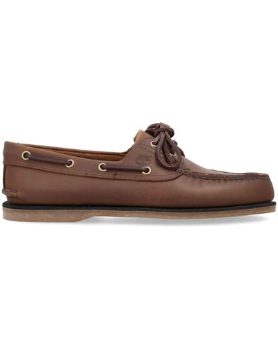 Timberland Classic leather boat shoes - Braun