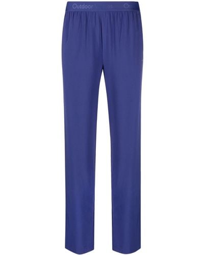 Outdoor Voices Relay Wide-leg Track Pants - Blue