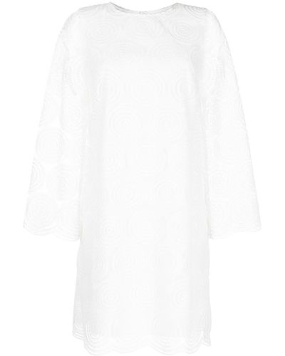 Paule Ka Above-knee Tulle Dress - White