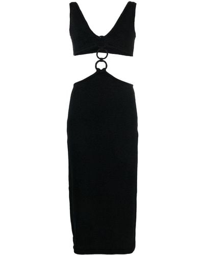 Cult Gaia Mert Ring-detail Dress - Black