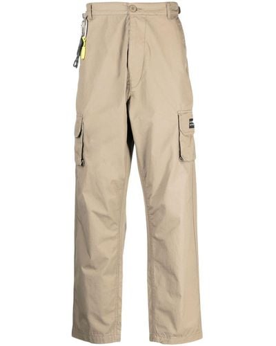 Izzue Straight-leg Cotton Cargo Trousers - Natural