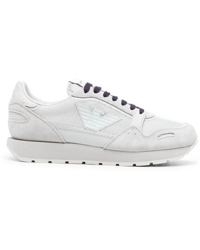 Emporio Armani Sneakers con inserti a contrasto - Bianco