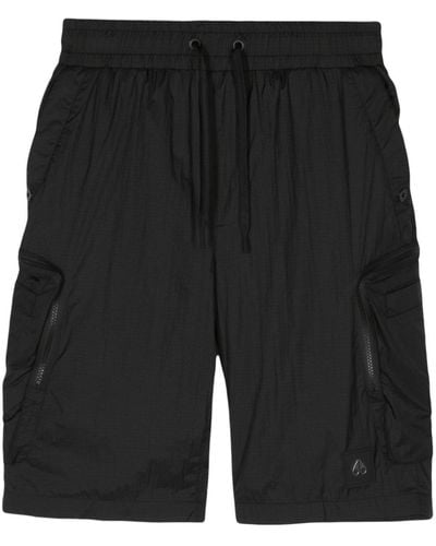Moose Knuckles Ripstop Cargo Shorts - Black