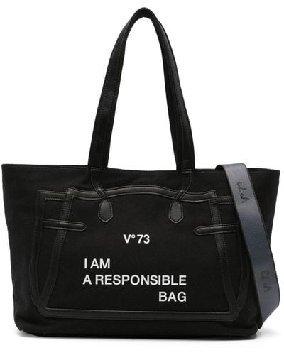 V73 Responsibility Must ショルダーバッグ - ブラック