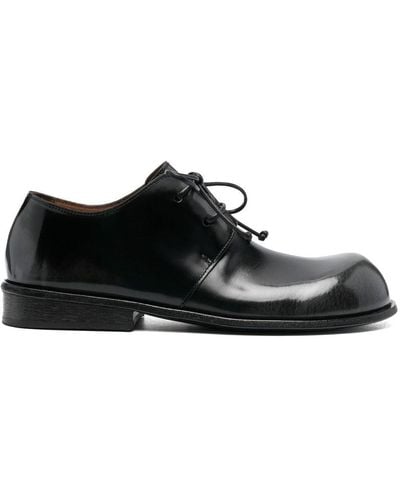 Marsèll Polished Round-toe Oxford Shoes - Black
