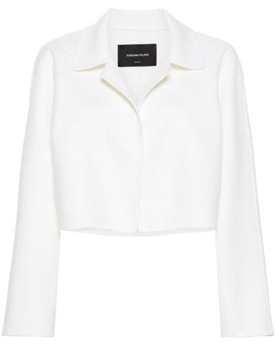 Fabiana Filippi Klassische Jacke - Weiß