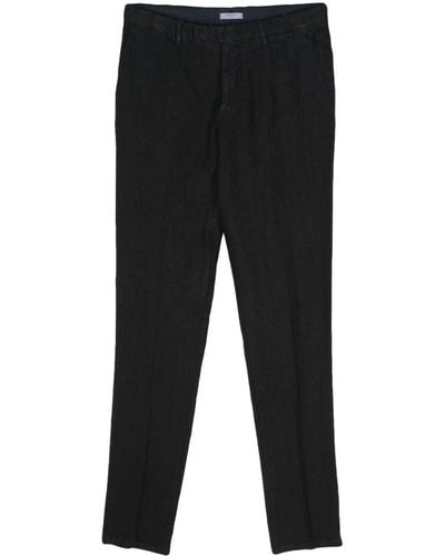 Boglioli Pantalones ajustados con cinturilla elástica - Negro