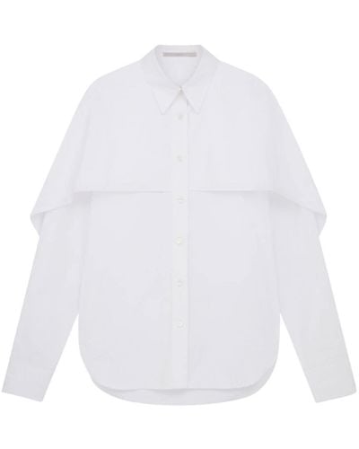 Stella McCartney Hemd aus Bio-Baumwolle - Weiß