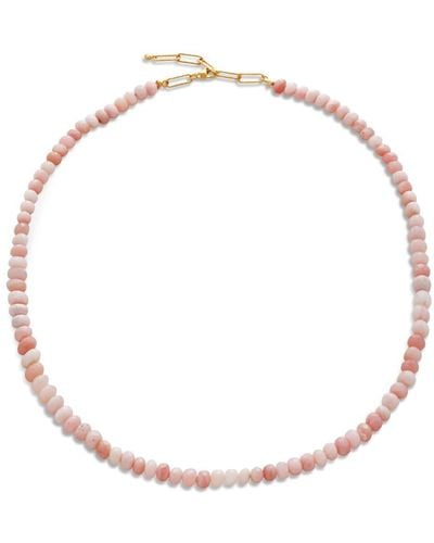 Monica Vinader Love Beaded Opal Necklace - Natural