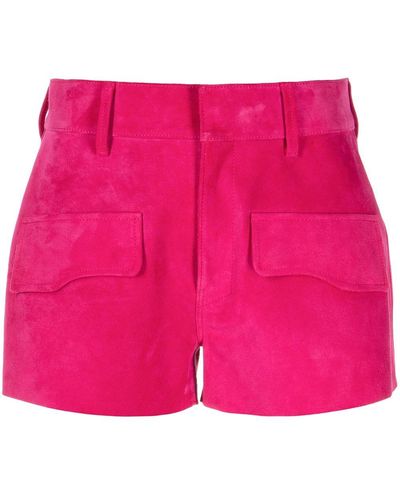 RTA Shane Suede Shorts - Pink