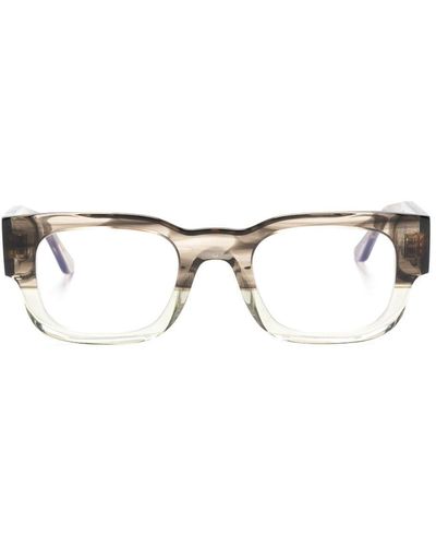 Thierry Lasry Loyalty square-frame glasses - Marrón