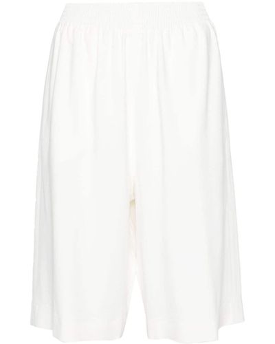 Fabiana Filippi Elasticated-waistband bermuda shorts - Weiß