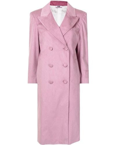 Gcds Double-breasted Coat - Pink