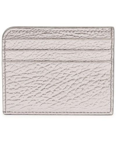 Maison Margiela Four Stitches Leather Card Holder - White