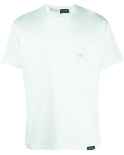 Low Brand T-shirt con ricamo - Blu
