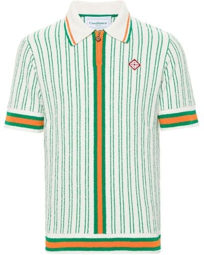 Casablancabrand Terry-cloth Polo Shirt - Green