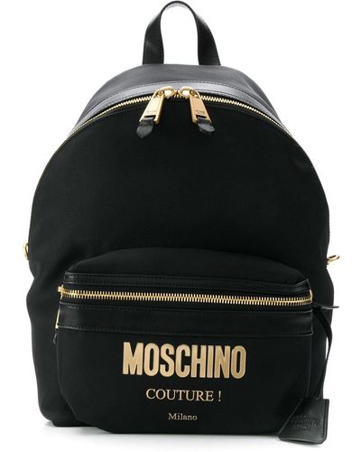 Moschino ロゴ バックパック - ブラック