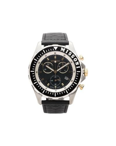 Missoni アーバン クロノグラフ 45mm 腕時計 - ブラック