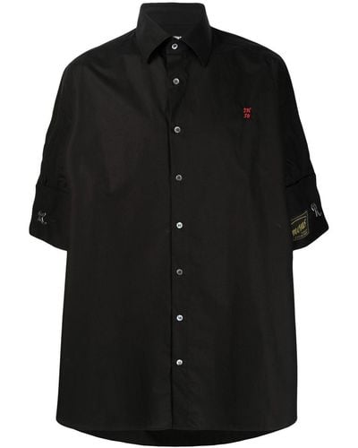 Raf Simons Short-sleeve Business Shirt - Black