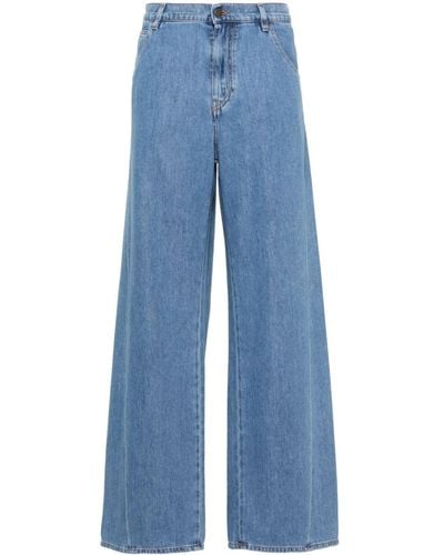 DARKPARK Iris Mid-rise Wide-leg Jeans - Blue