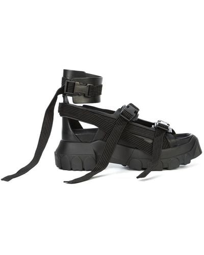 Rick Owens Hiking Spartan Sandals - Black