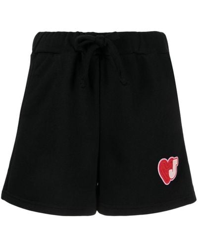 Joshua Sanders Logo-appliqué Drawstring Shorts - Black