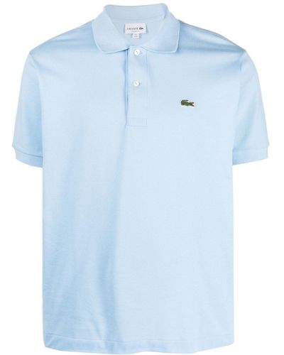 Lacoste Poloshirt Met Logopatch - Blauw
