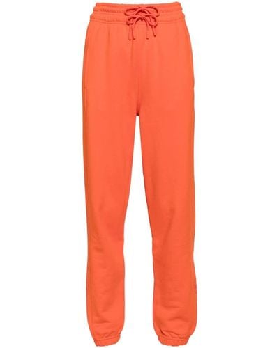 adidas By Stella McCartney Organic-cotton Track Trousers - Orange