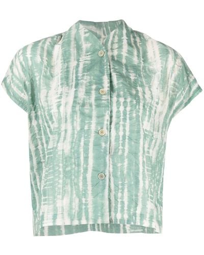 Toogood Chemise The Chandler à manches courtes - Vert